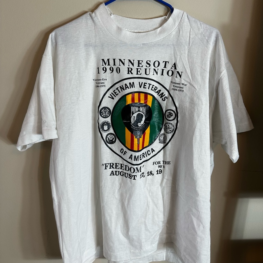 Veterans of America 1990’s Minnesota Reunion T-Shirt Vintage